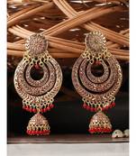 Styylo Fashion Gold Plated Designer Jhumka Earring for Women And Girls-Onesize-Gold