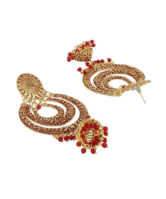 Styylo Fashion Gold Plated Designer Jhumka Earring for Women And Girls-Onesize-Gold 3