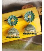 Styylo Fashion Gold Plated Designer Jhumka Earring for Women And Girls-Onesize-Gold