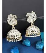 Styylo Fashion Gold Plated Designer Jhumka Earring for Women And Girls-Onesize-Gold