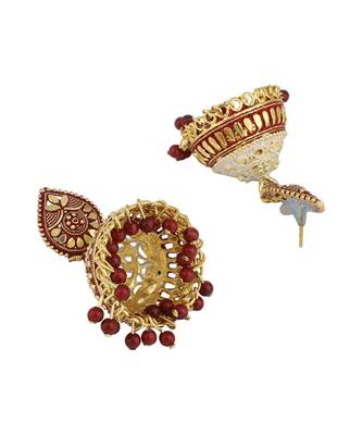 Styylo Fashion Gold Plated Designer Jhumka Earring for Women And Girls-Onesize-Gold 3