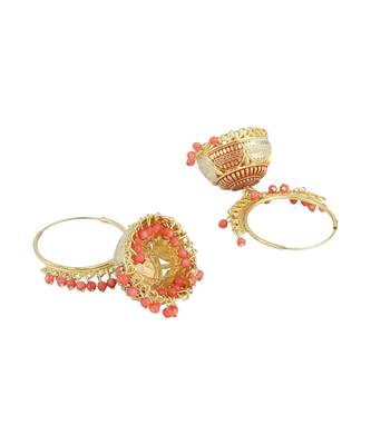 Styylo Fashion Gold Plated Designer Jhumka Earring for Women And Girls-Onesize-Gold 3