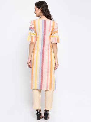 Multicolor printed cotton cotton-kurtis 2