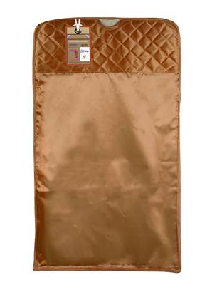 atorakushon Satin Gold Hanging Saree Cover Wardrobe Cloth organizer for Storage Rack Garment Storage Bags Pack of 3 5