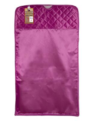 atorakushon Satin Purple Hanging Saree Cover Wardrobe Cloth organizer for Storage Rack Garment Storage Bags Pack of 3 3
