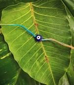 Glass Yellow Gold Multicolor stone 1 Rakhi