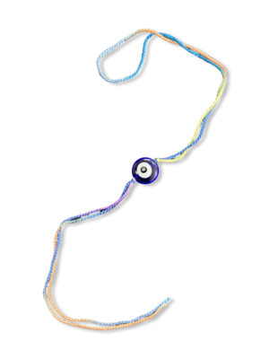 Glass Yellow Gold Multicolor stone 1 Rakhi 2