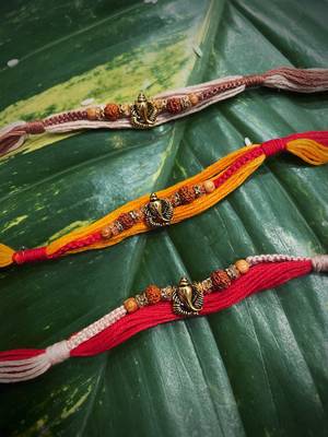 Alloy Yellow Gold Red gold_plated 3 Rakhi 1