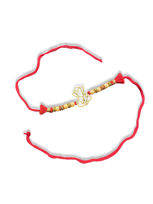 Alloy Yellow Gold Red gold_plated 2 Rakhi 3