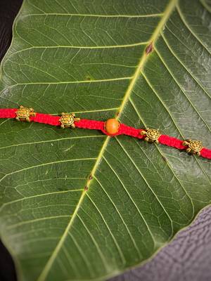 Alloy Yellow Gold Red gold_plated 1 Rakhi 1