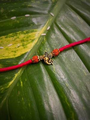 Alloy Yellow Gold Red gold_plated 1 Rakhi 1