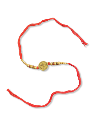 Alloy Yellow Gold Red gold_plated 2 Rakhi 3