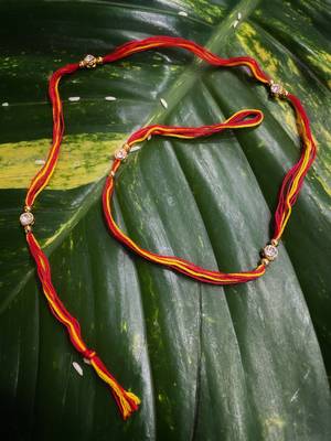 Alloy Yellow Gold Red american_diamonds 1 Rakhi 1