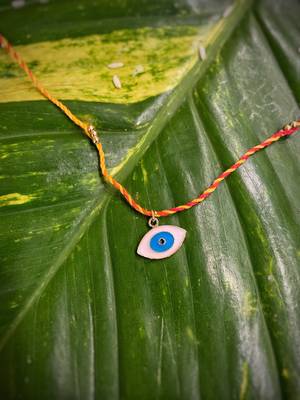 Glass Yellow Gold Multicolor stone 1 Rakhi 1
