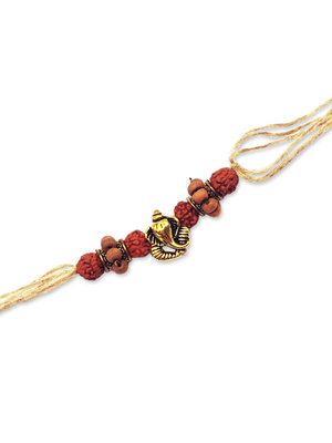 Alloy Yellow Gold Brown gold_plated 1 Rakhi 3