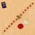 Rakhi  Rudraksh Shiv JiWith  BHAI Designe  With Roli Chawal And  Greeting Card