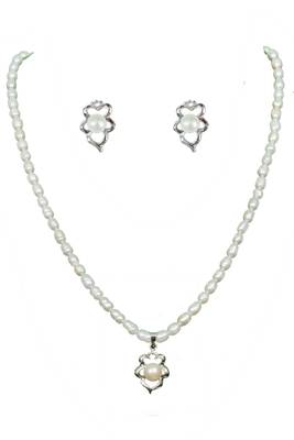 Natural Fresh Water Pearl Set From Hyderabad With Certificate of Authenticity 2
