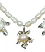 Natural Fresh Water Pearl Set From Hyderabad With Certificate of Authenticity