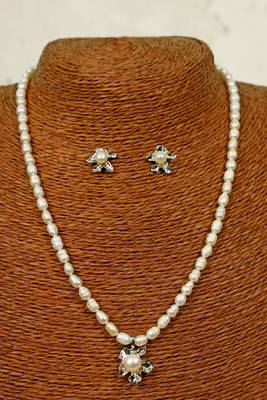 Natural Fresh Water Pearl Set From Hyderabad With Certificate of Authenticity 4