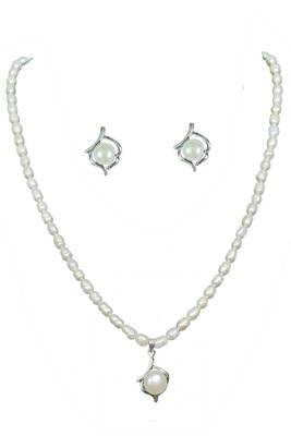Natural Fresh Water Pearl Set From Hyderabad With Certificate of Authenticity 2