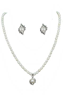 White pearl necklace-sets 2