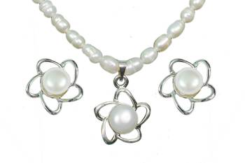 White pearl necklace-sets 1