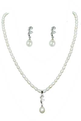 Natural Fresh Water Pearl Set From Hyderabad With Certificate of Authenticity 2