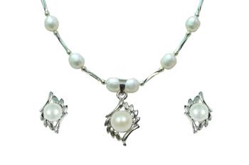 Natural Fresh Water Pearl Set From Hyderabad With Certificate of Authenticity 1