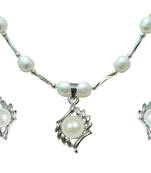 Natural Fresh Water Pearl Set From Hyderabad With Certificate of Authenticity