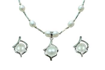 Natural Fresh Water Pearl Set From Hyderabad With Certificate of Authenticity 1