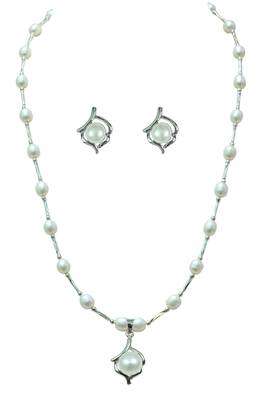 Natural Fresh Water Pearl Set From Hyderabad With Certificate of Authenticity 2