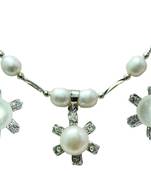 Natural Fresh Water Pearl Set From Hyderabad With Certificate of Authenticity