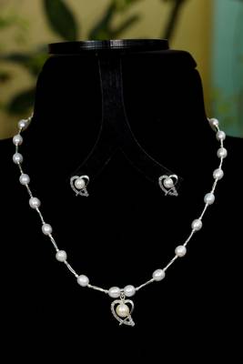 Natural Fresh Water Pearl Set From Hyderabad With Certificate of Authenticity 4