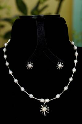 Natural Fresh Water Pearl Set From Hyderabad With Certificate of Authenticity 4