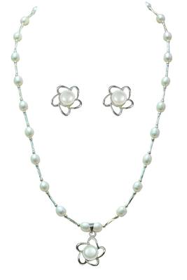 Natural Fresh Water Pearl Set From Hyderabad With Certificate of Authenticity 2
