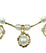 Natural Fresh Water Pearl Set From Hyderabad With Certificate of Authenticity