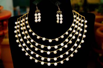 Natural Fresh Water Pearl Set From Hyderabad of Authenticity 1