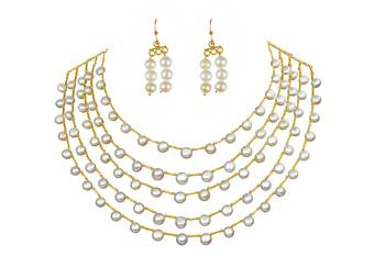 Natural Fresh Water Pearl Set From Hyderabad of Authenticity 4