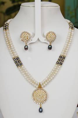 Natural Fresh Water Pearl Set From Hyderabad of Authenticity 1