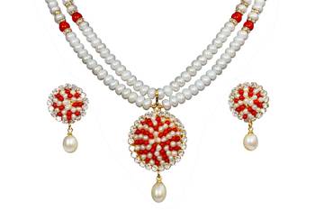 Natural Fresh Water Pearl Set From Hyderabad of Authenticity 2