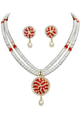 Natural Fresh Water Pearl Set From Hyderabad of Authenticity 4