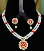 Natural Fresh Water Pearl Set From Hyderabad of Authenticity