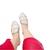 Women Multi Sequined Blush Pink Mules