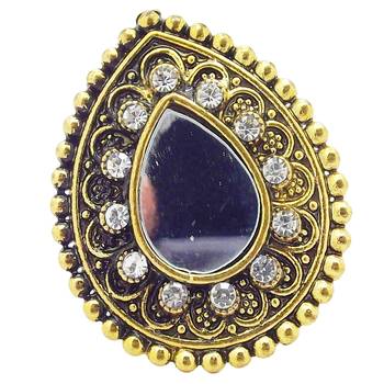 Gold cubic zirconia rings 1