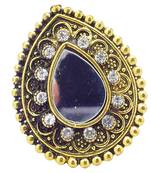 Gold cubic zirconia rings