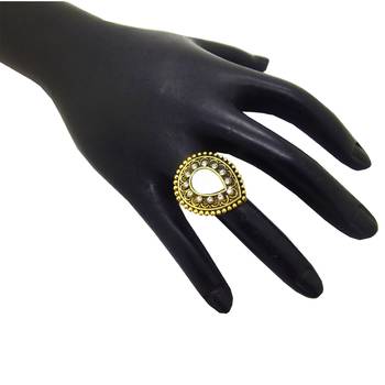 Gold cubic zirconia rings 3