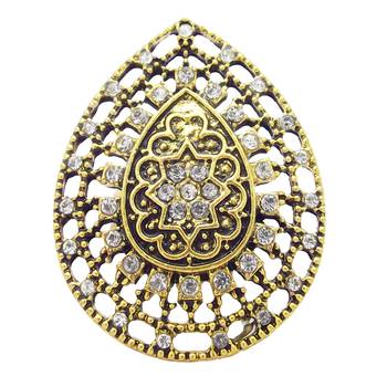Gold cubic zirconia rings 1