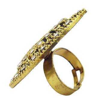 Gold cubic zirconia rings 2