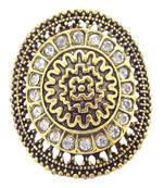 Gold cubic zirconia rings