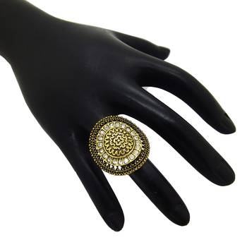 Gold cubic zirconia rings 3